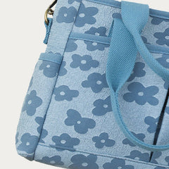 Floral Cute Printing Crossbody Purse – Large Canvas Handbag for Commuting - VOTVO