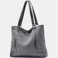 Tote Bag for Women – Large Capacity Canvas Laptop Shoulder Bag, Business & Travel Organizer