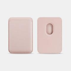 Portable Magnetic Suction Leather Card Holder Wallet for iPhone