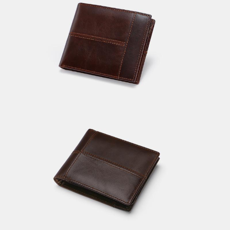 Retro RFID Multi-Slot Wallet – Leather, Stylish and Secure for Men