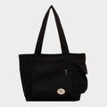 Tote Bag for Women – Plain Color with Badge Decor, Shoulder Bag - VOTVO