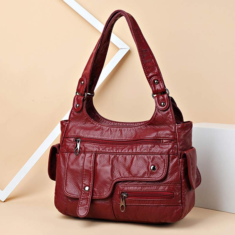 Women Handbags and Purse – Large Double Compartment Hobo Bag Tote