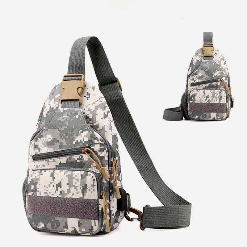 Sling Bag for Men – Canvas Casual Sports Large Chest Bag