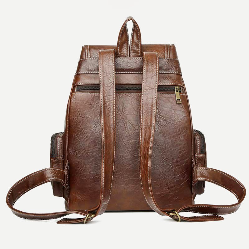 Vegan Leather Backpack for Women – Vintage Casual Daypack Purse for Ladies & Girls - VOTVO