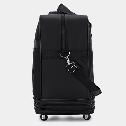 Multifunctional Large Capacity Rolling Tote Crossbody Handbag for Travel – Versatile Nylon Tote Bag