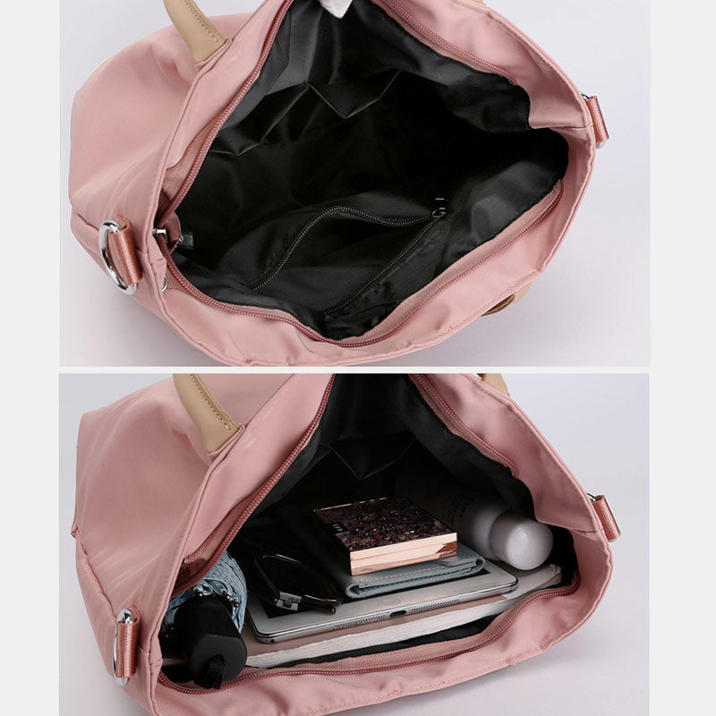 Large Capacity Lightweight Waterproof Casual College Style Handbag Crossbody Bag for Women