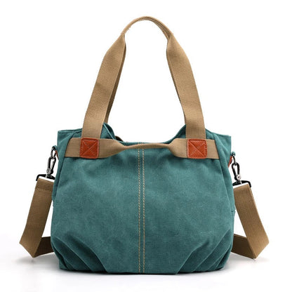 Large Capacity Canvas Messenger Bag – Stylish Shoulder Bag for Daily Use