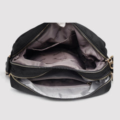 Crossbody Bag for Women – Simple Light Color Waterproof Nylon Bag