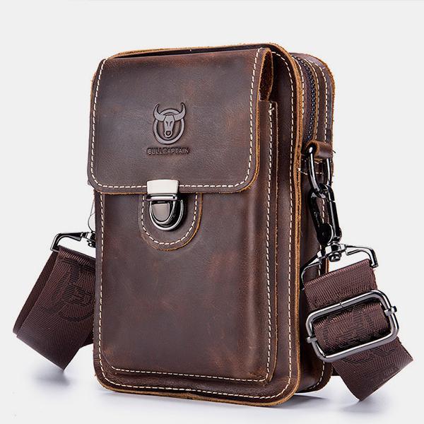Genuine Leather Multifunctional Waist & Messenger Bag for Men – Versatile Crossbody & Shoulder Bag - VOTVO