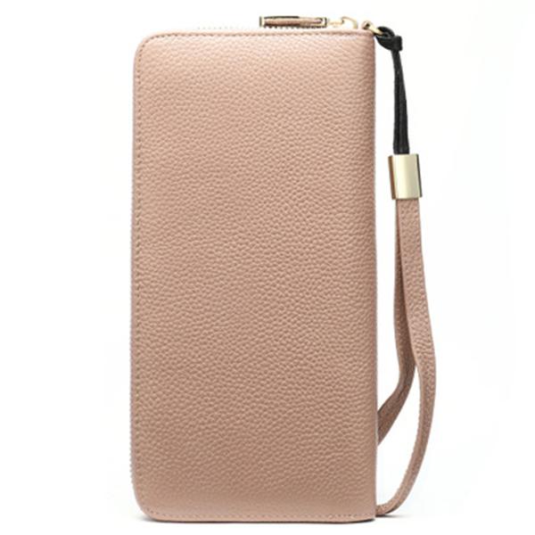Women's Genuine Leather Vintage Wallet - Stylish and Functional Zip Closure Wallet