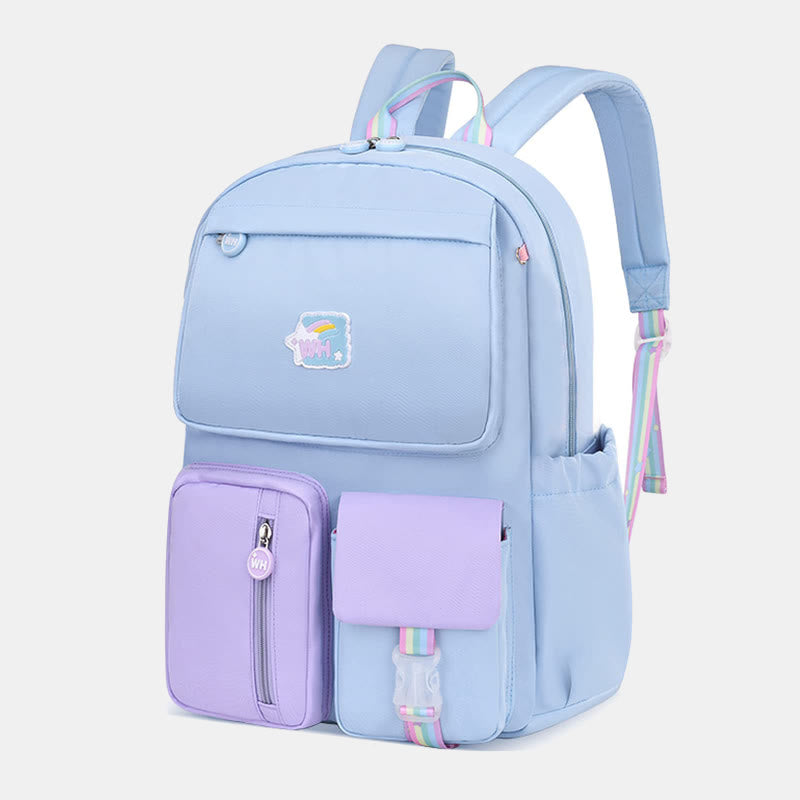 Waterproof Lightweight Large-Capacity College Backpack – Cute & Comfortable School Bag