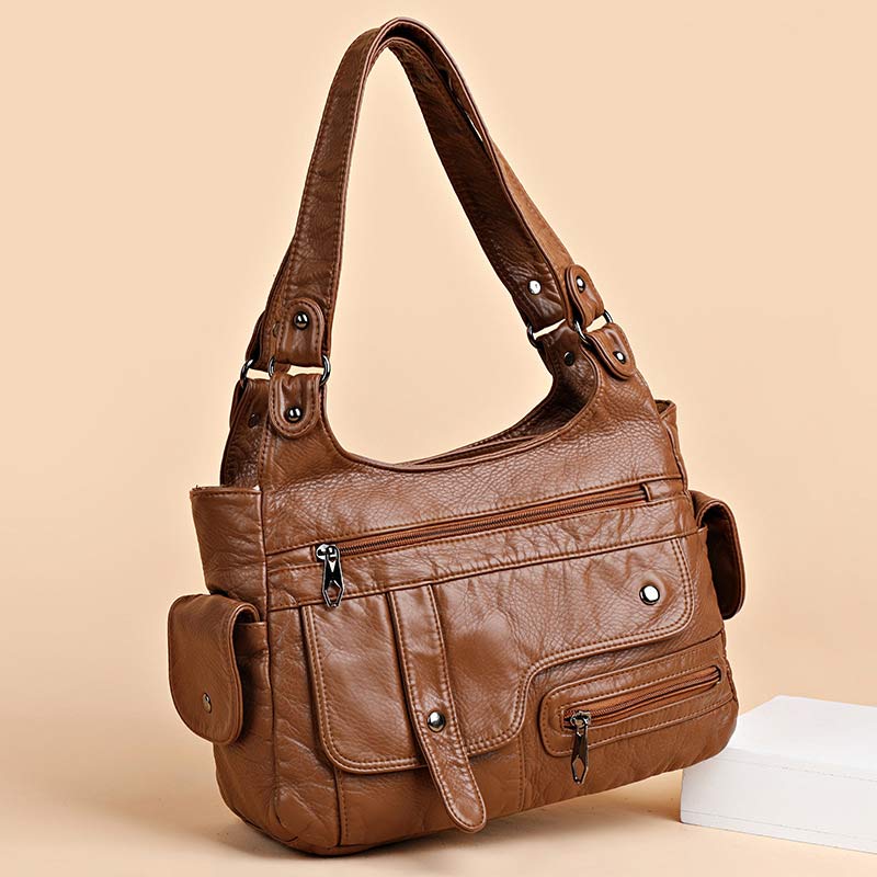 Women Handbags and Purse – Large Double Compartment Hobo Bag Tote