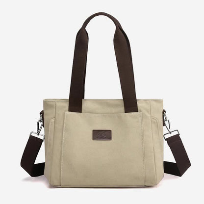 Women's Canvas Tote Shoulder Handbag – Casual Crossbody Purse Work Bag - VOTVO