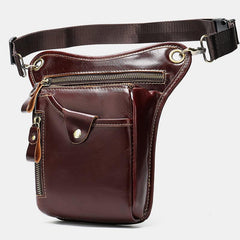 Marsupio sportivo retrò in vera pelle: lo stile classico incontra la funzionalità pratica