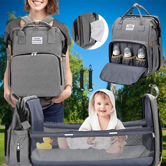 Diaper Bag Backpack with Changing Station – Waterproof Oxford, Multi-functional Design