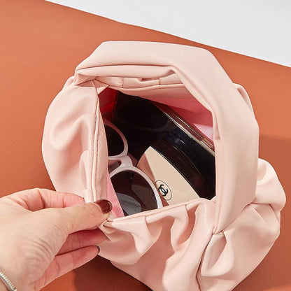 Soft PU Leather Dumpling Cloud Handbag – Women’s Top Handle Hobo Bag Clutch