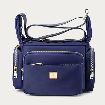 Nylon Crossbody Bag for Women – Daily Use, Multiple Pockets, Adjustable Strap