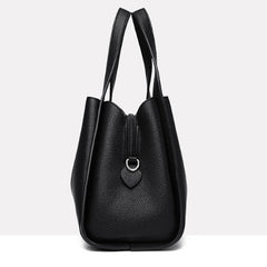 Embossed Soft Leather Handbag – Stylish, Versatile & Timeless Design
