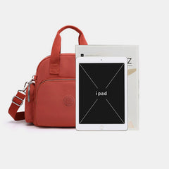 3-Way Use Backpack with USB Charging Port – Versatile Nylon Travel & School Bag for Women