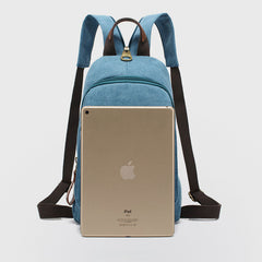 Canvas Sling Bag for Women – Small Sling Backpack Shoulder Bag