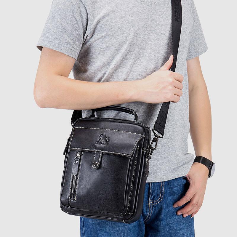 LargeCapacity RealLeather Multifunctional Crossbody Bag - VOTVO