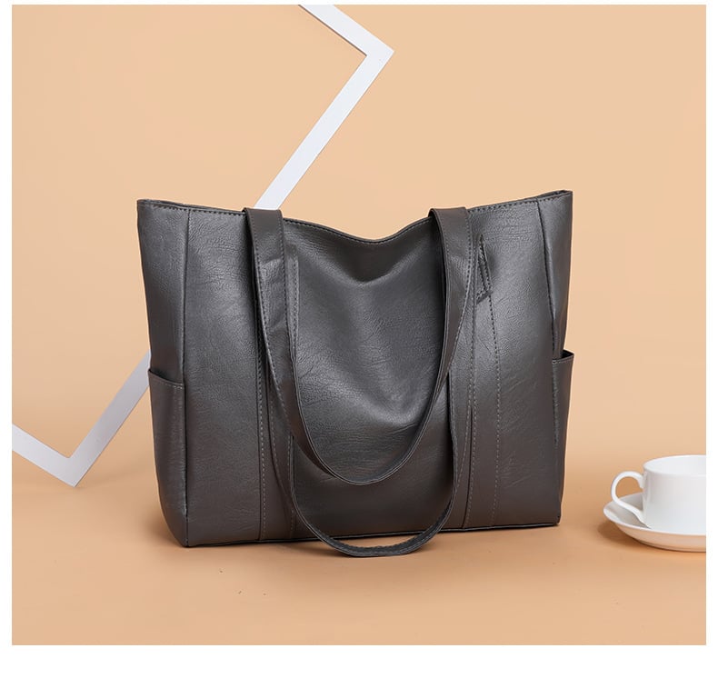 Solid color simple Large Capacity Tote Bag - VOTVO
