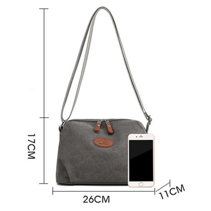 Lightweight Canvas Crossbody Bag for Women | Small Shoulder Purse - VOTVO