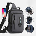 Practical Crossbody Sling Bag for Men – Waterproof Travel Satchel Purse