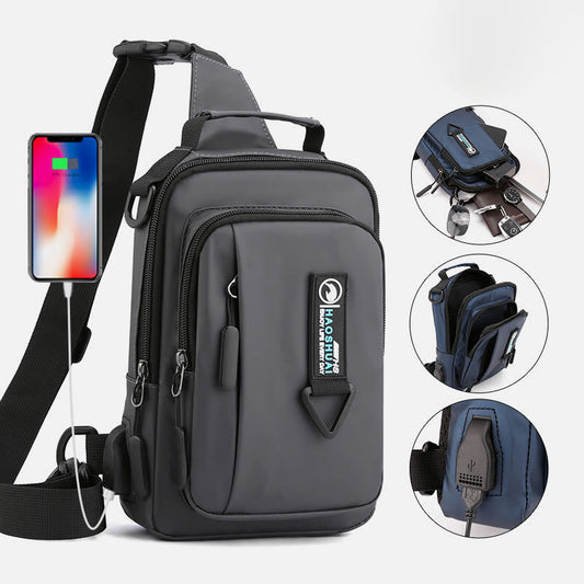 Practical Crossbody Sling Bag for Men – Waterproof Travel Satchel Purse