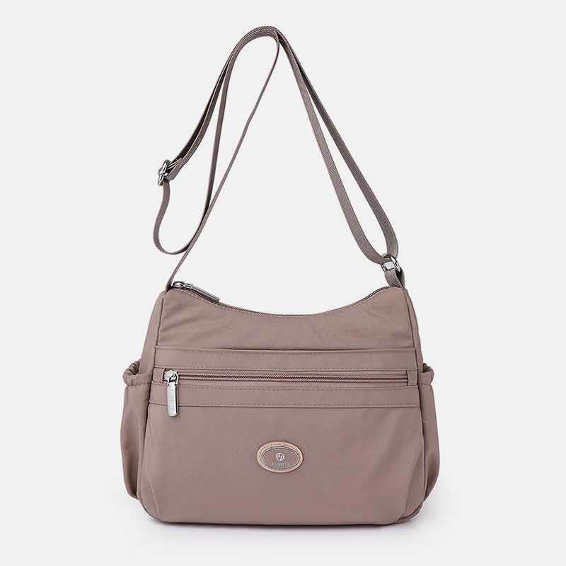 Multiple Color Crossbody Purse for Women - Large Nylon Commuter Bag