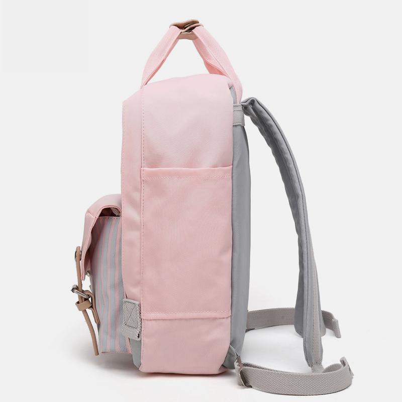Large Capacity Vintage Laptop Backpack for Women – Multi-Pocket, Stylish & Durable for School & Travel
