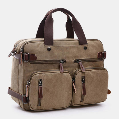 3 Way - Use Large Capacity British Style Briefcase – Versatile Elegance for Work and Travel - VOTVO