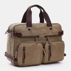3 Way - Use Large Capacity British Style Briefcase – Versatile Elegance for Work and Travel - VOTVO