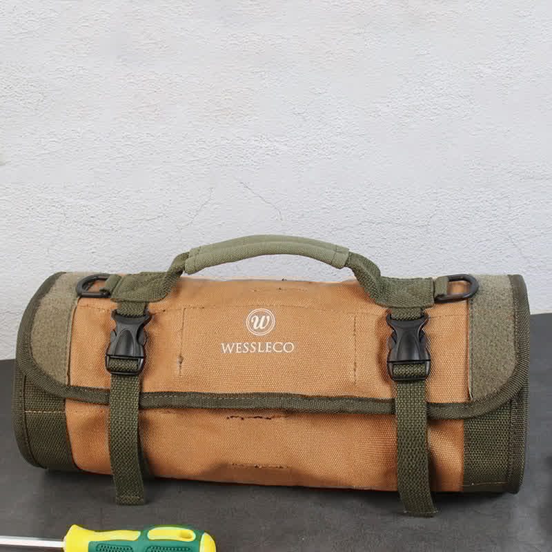 Roll Tool Pouch – Rolling Tool Bag Handbag Shoulder Organizer for Men