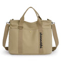 Reusable Canvas Tote Bag – Water-Resistant Crossbody Shoulder Bag