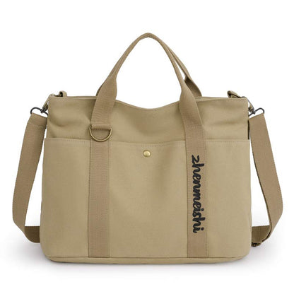 Borsa tote in tela riutilizzabile – Borsa a tracolla impermeabile