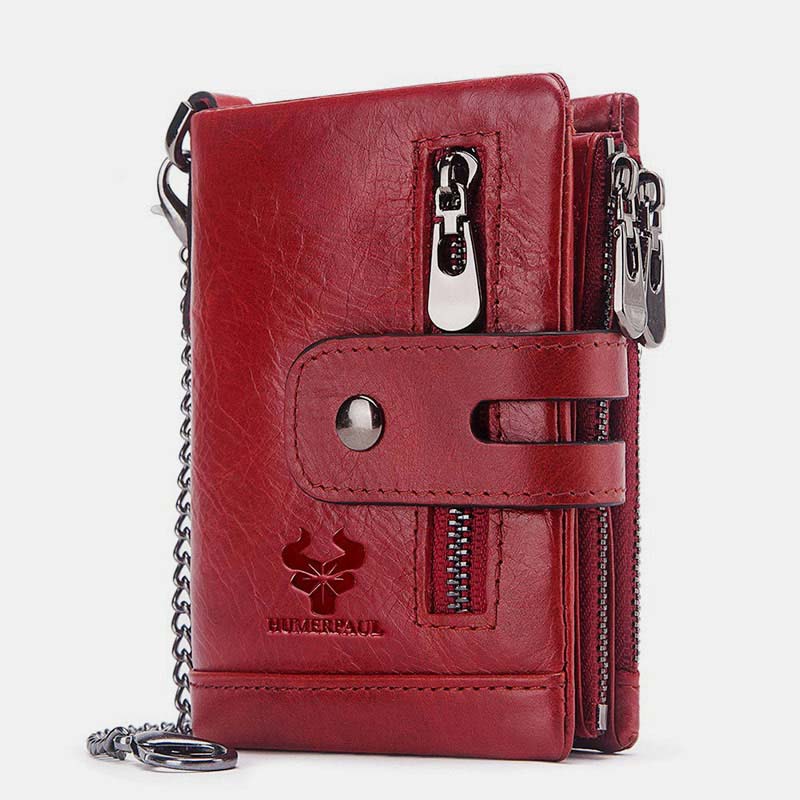RFID Multifunctional LargeCapacity Genuine Leather Wallet - VOTVO