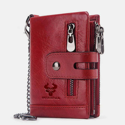 RFID Multifunctional LargeCapacity Genuine Leather Wallet - VOTVO