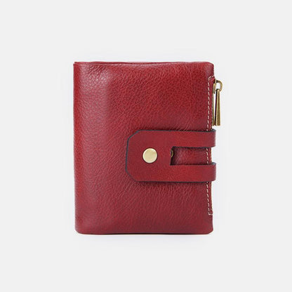 Multifunctional Double Zipper Vintage Wallet – Stylish and Practical - VOTVO