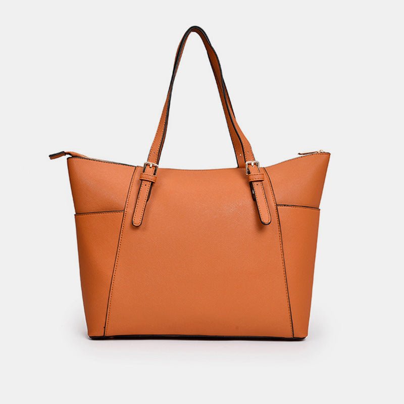 Women’s Large Capacity Tote Handbag – Stylish PU Leather Shoulder Bag - VOTVO