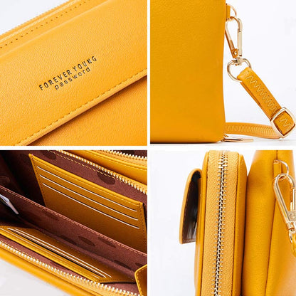 Small Crossbody Cell Phone Bag Wallet Clutch with Card Slots for Women