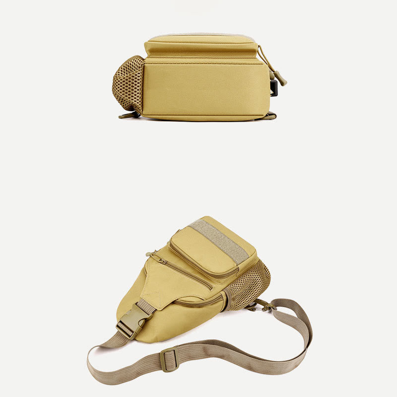 Sling Bag for Men – Canvas Casual Sports Large Chest Bag
