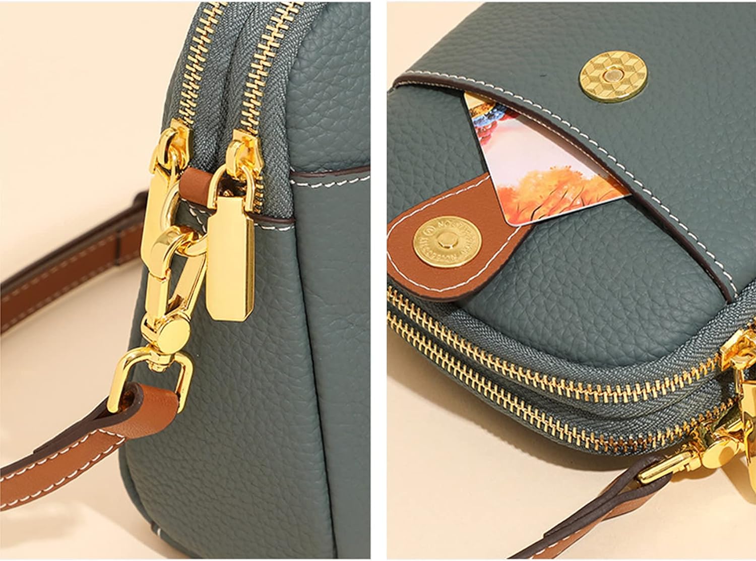 Charlotte Genuine Leather Crossbody Bag