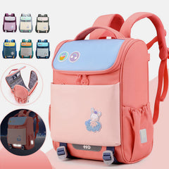 All-In-One Lightweight Reflective Backpack for Students - Durable Primary School Bag