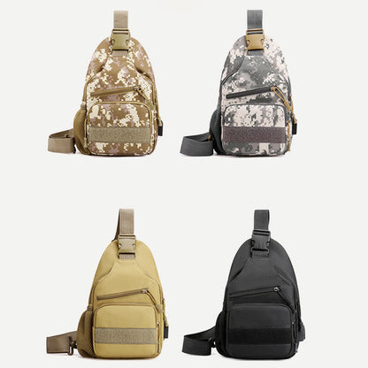 Sling Bag for Men – Canvas Casual Sports Large Chest Bag