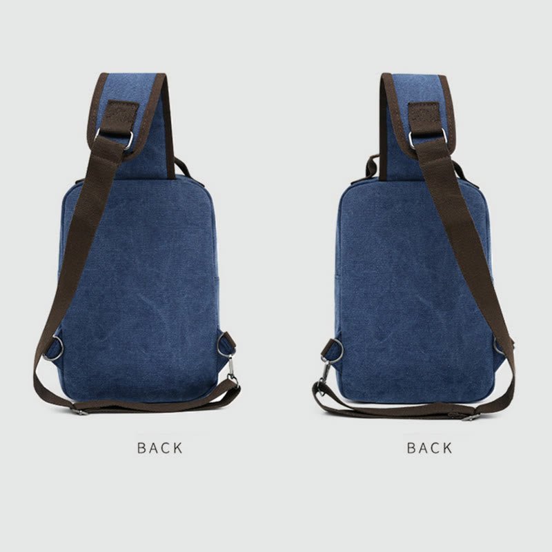 Men's Retro Sling Bag – Outdoor Casual Crossbody Chest Bag for Travel & Sport - VOTVO