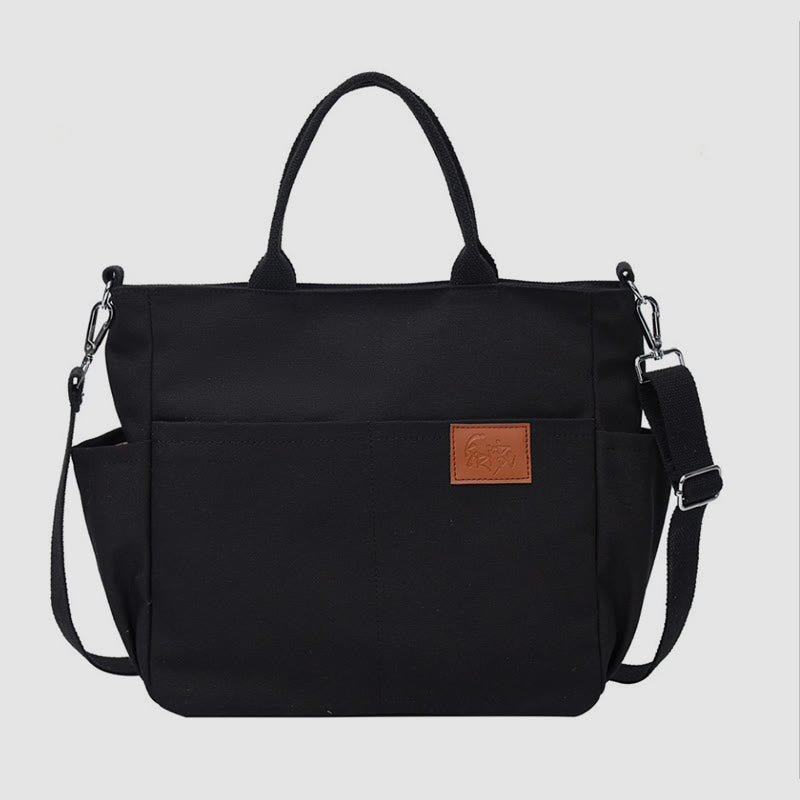 Simple Tote Bag for Women – Daily Portable Canvas Crossbody Bag - VOTVO