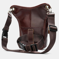 Genuine Leather Retro Sport Waist Bag – Classic Style Meets Practical Functionality - VOTVO