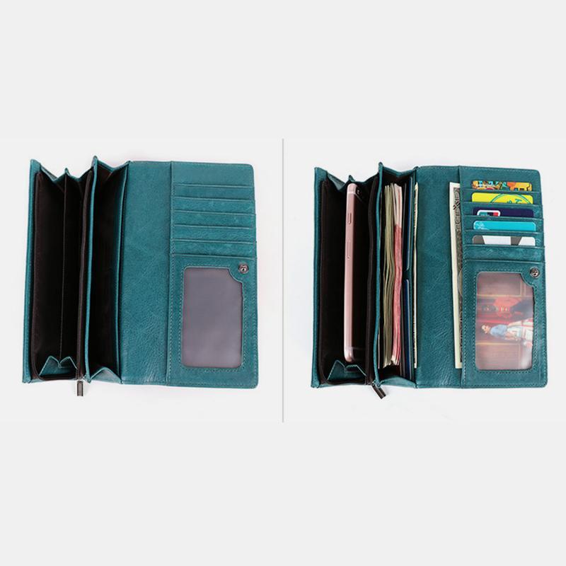 Genuine Leather RFID Vintage Wallet for Women - VOTVO
