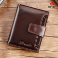 RFID Large Capacity Genuine Leather Multi - Card Wallet – Secure, Stylish, and Practical - VOTVO